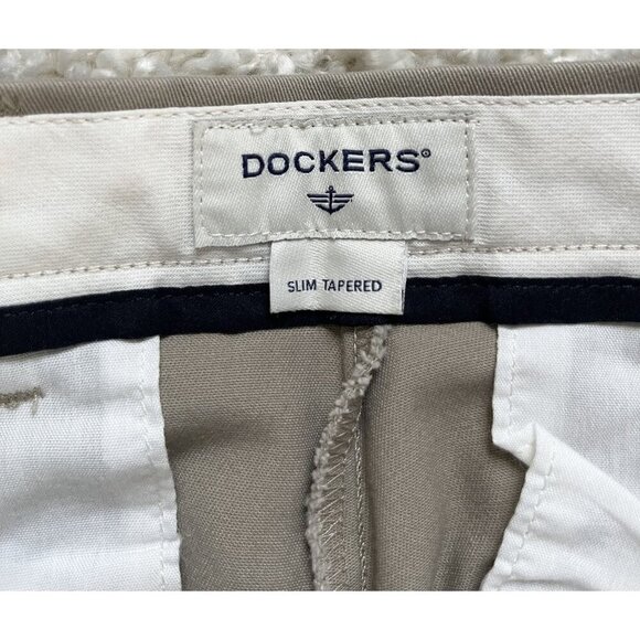 Dockers NWT Slim Tapered Easy Khaki Pants 29x32 Tan - Picture 4 of 6